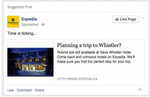 Expedia Retargeting Example