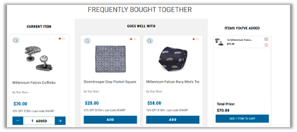 upselling product recommendations